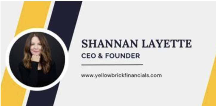 A business card with a person in a black circle

Description automatically generated
