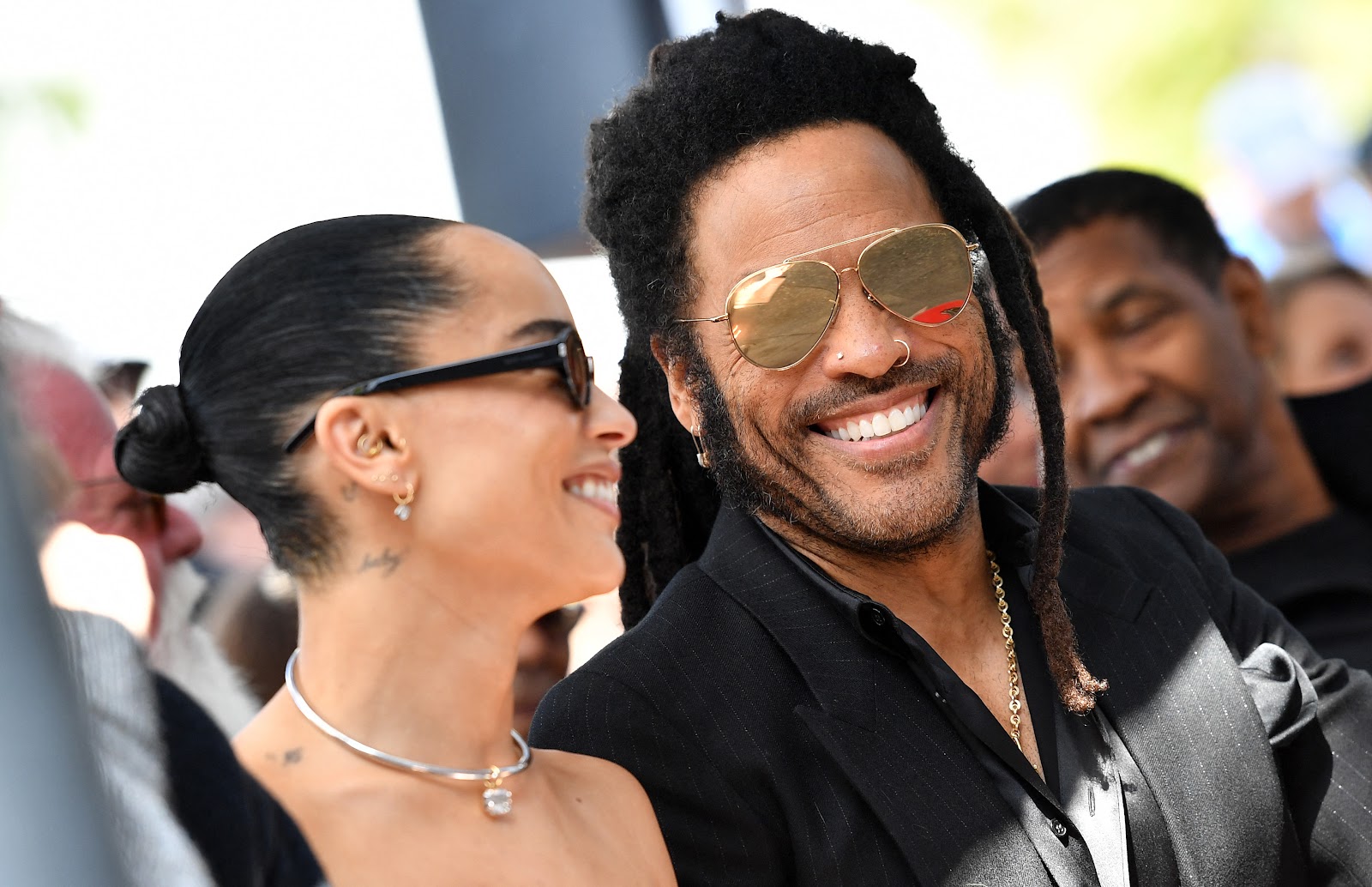 Lenny Kravitz and Zoe Kravitz on March 12, 2024, in Los Angeles, California | Source: Getty Images