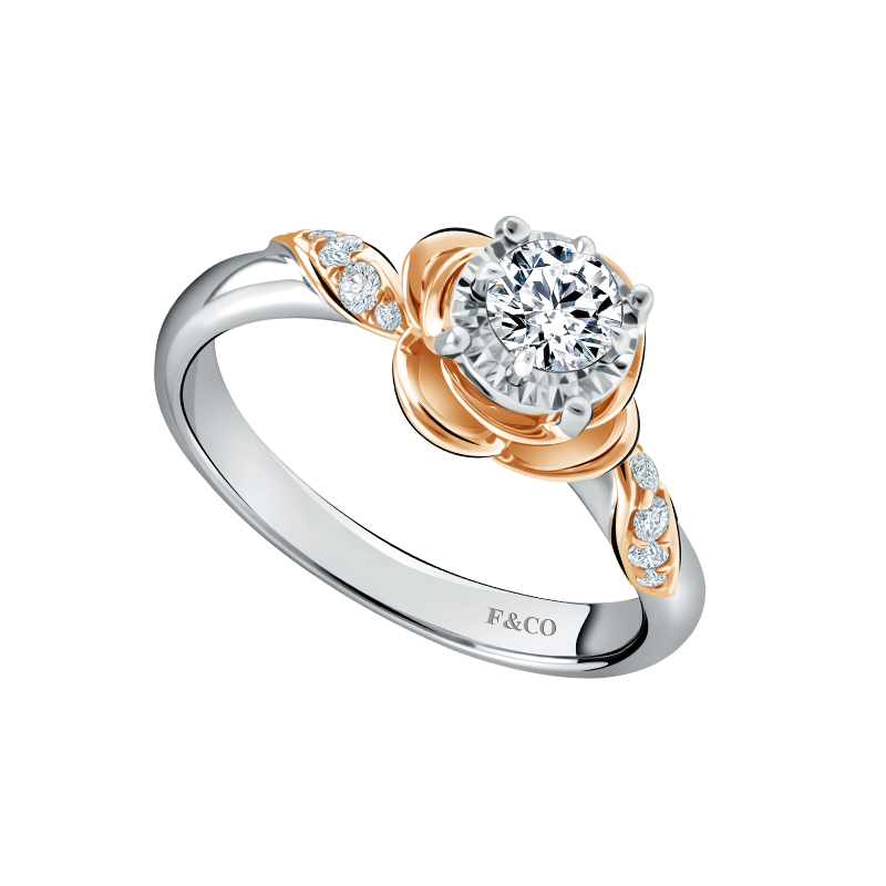  Frank Fire Collection, Peony Ladies Ring