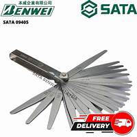 FEELER GAUGES 0.02 - 1.00MM / SATA FEELER BLADE / SATA 09405 23PCS ...