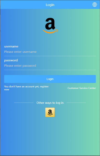 A screenshot of a login screen

Description automatically generated