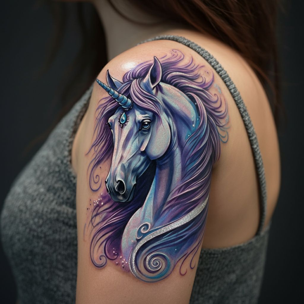 Horse Tattoo for Females