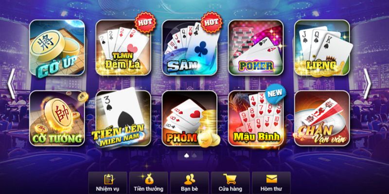 Tổng hợp game bài đa dạng và hấp dẫn tại Sh bet