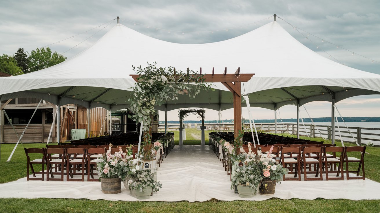 Weather-Proofing tent for wedding