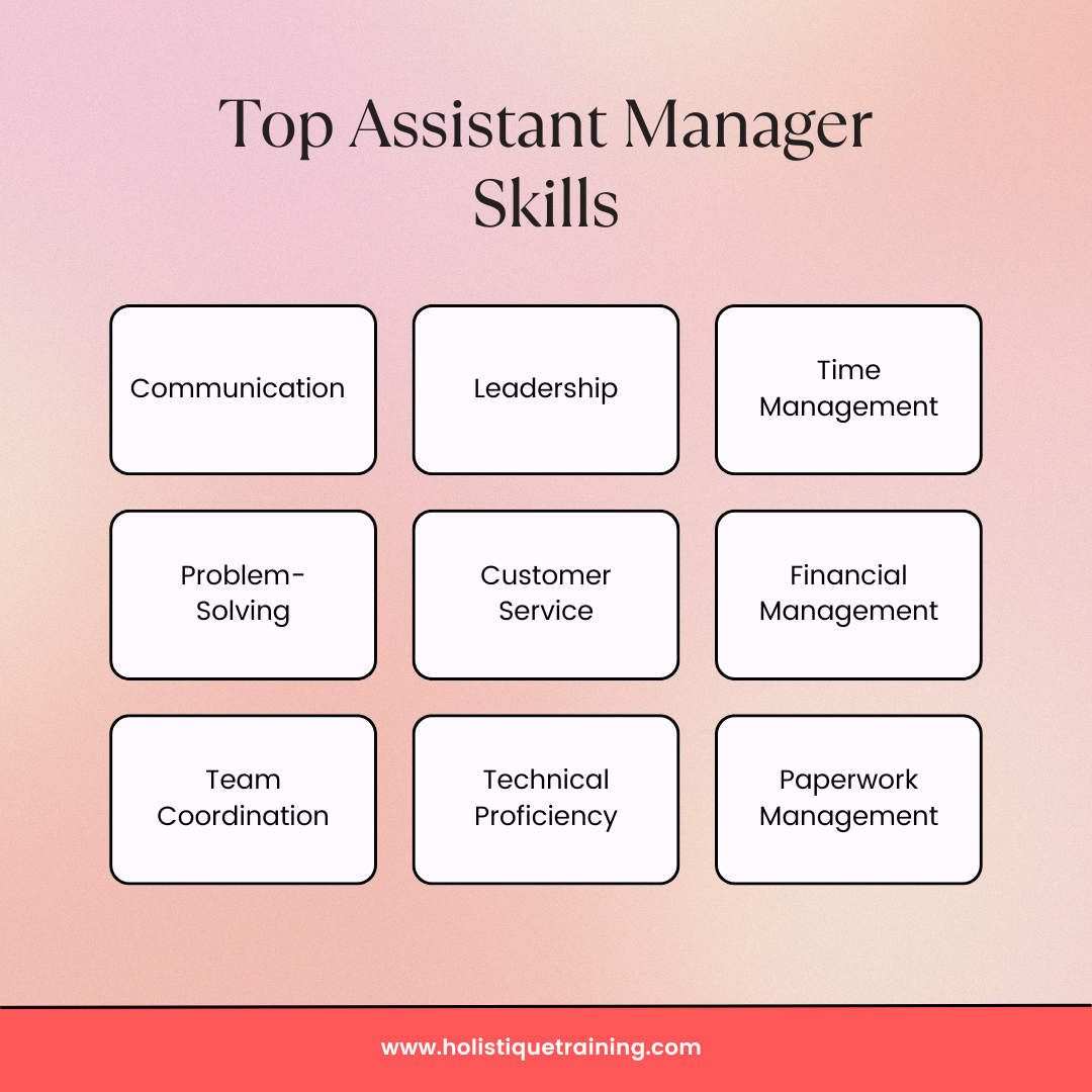 Top Assistant Manager Skills