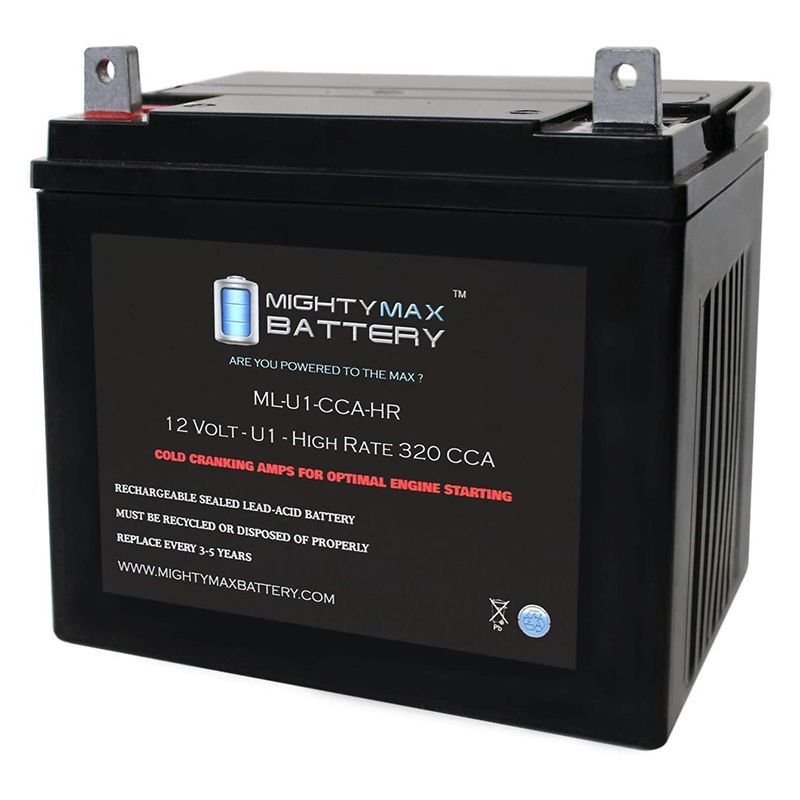 1 โดยรวมดีที่สุด Mighty Max ML-U1-CCAHR Lawn Mower Battery