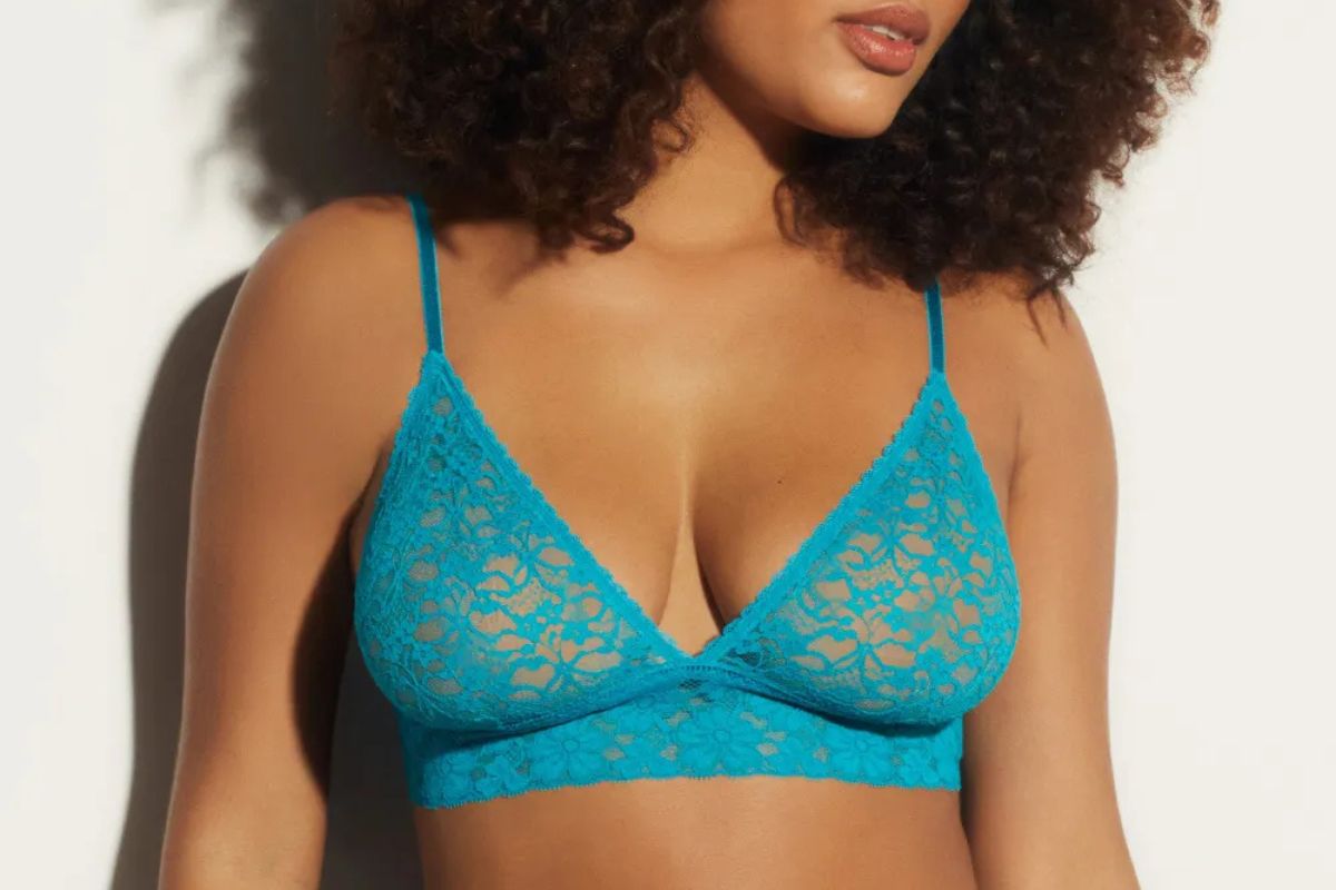 Sutiã Triângulo Renda Sweet Lace Azul Pop Sky