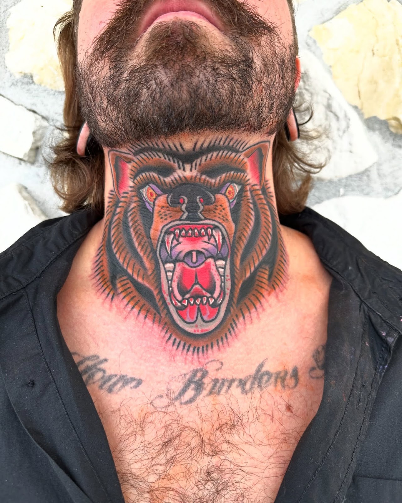 Beer Throat Tattoo