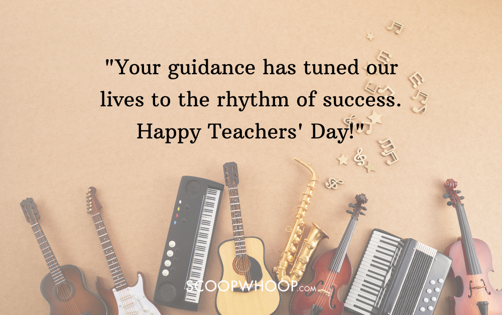 happy teachers day wishes for music teacher