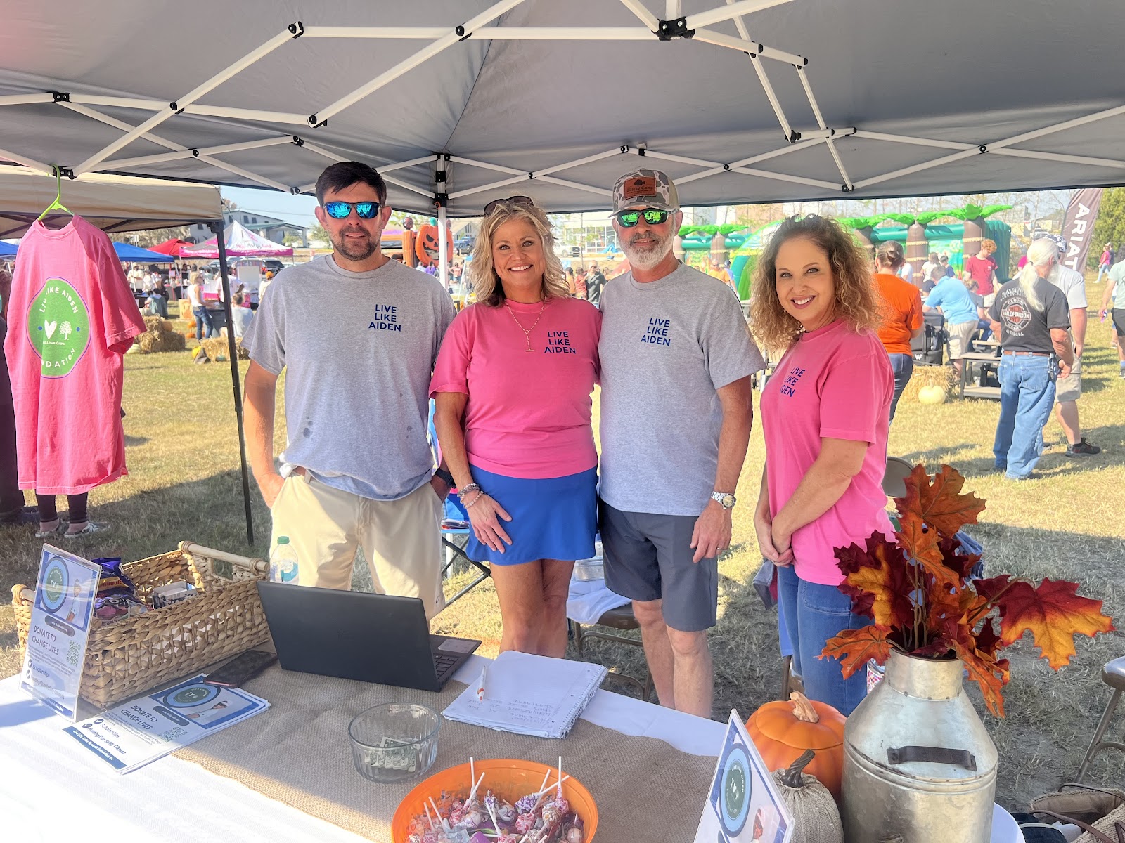 Tabling team at Andersons