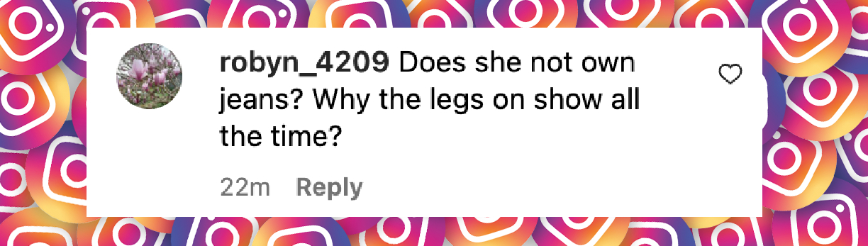 A netizen's comment on Taylor Swift's appearance, posted on November 4, 2024 | Source: Instagram.com/entertainmenttonight