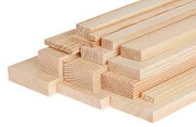 Opitec Espana | Listones de madera de pino, 250 x 40 x 5 mm
