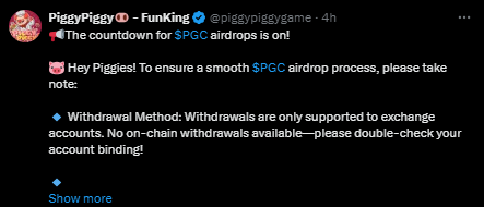  Piggy Piggy Airdrop