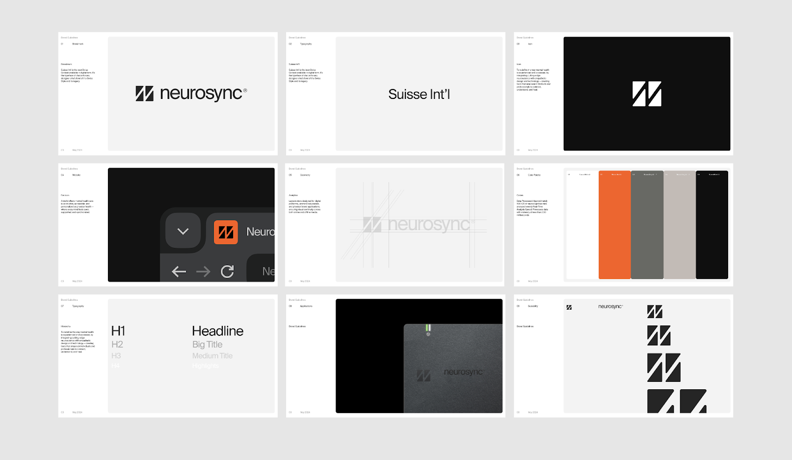 Image from the Crafting Calm: Neurosync Branding and Visual Identity article on Abduzeedo
