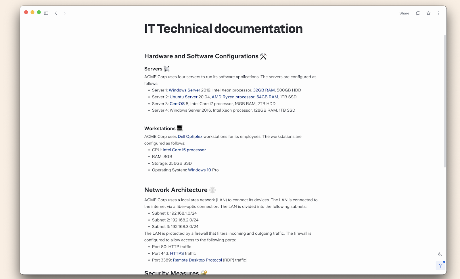 Technische IT-Dokumentation für Tipps zur Fehlerbehebung