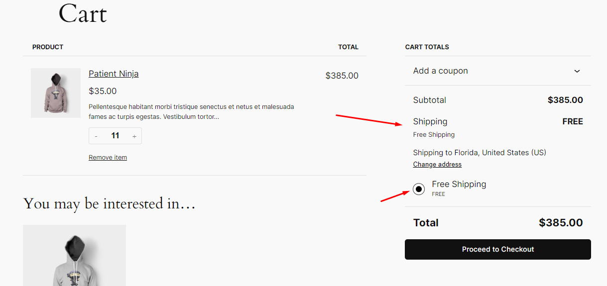 shipping WooCommerce discount for multiple items 