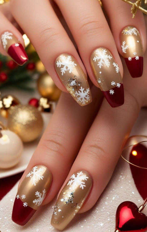 A close up of nails
Description automatically generated