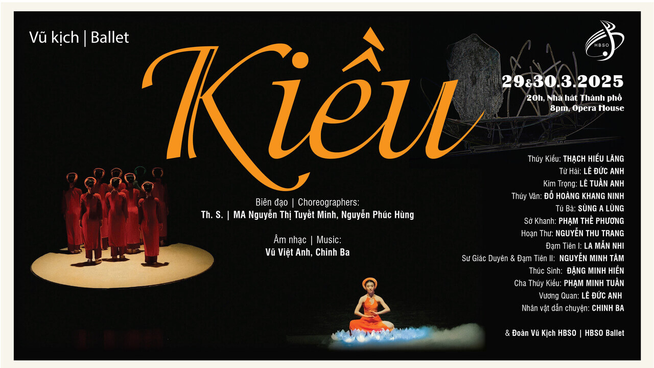 Poster vở vũ kịch 'Ballet Kiều'  sắp ra mắt công chúng