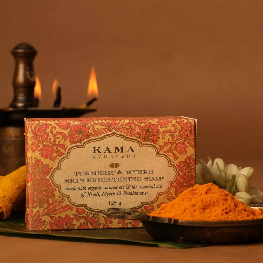 Buy Ayurvedic products for Anti Aging - Image of Kama Sustain Turmeric Myrrh Soap