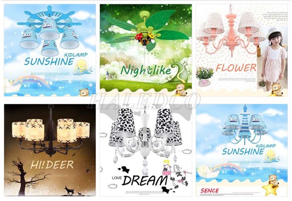 Các mẫu đèn chùm phòng trẻ em đẹp nhất