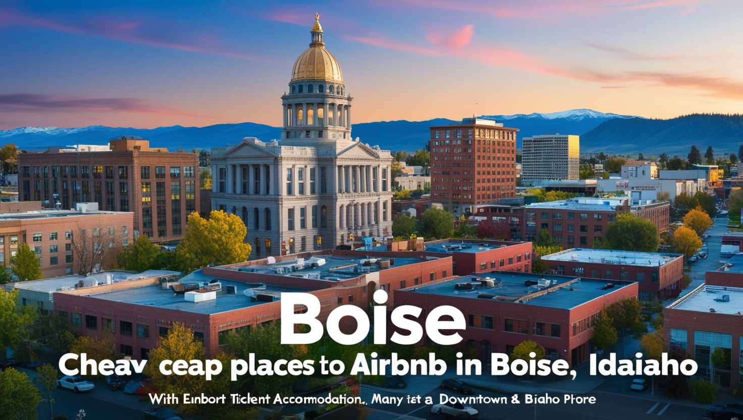 Cheap Places to Airbnb in Boise Idaho