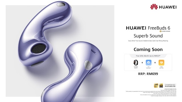 HUAWEI Freebuds 6 Launches In Malaysia With Better Fit, Smarter Sound, And Longer Battery Life 