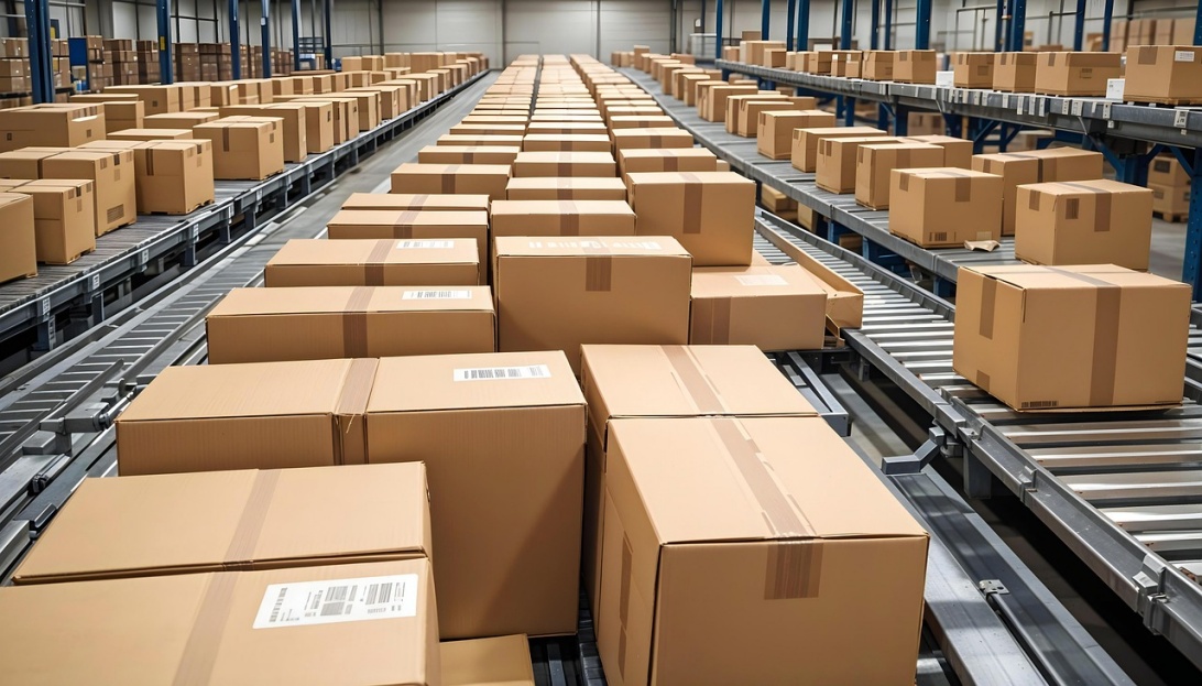 proses logistik pada conveyor 