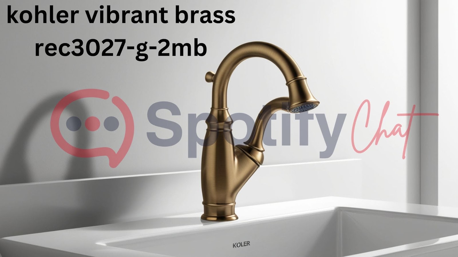 kohler vibrant brass rec3027-g-2mb