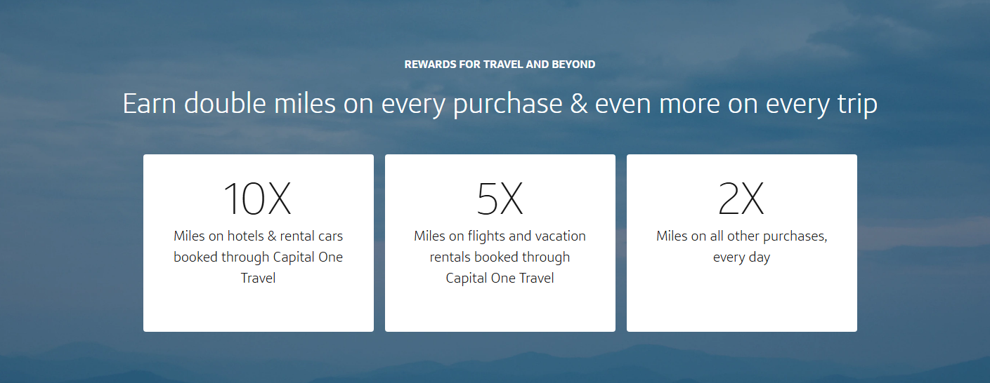 Capital One Venture X Rewards Structure
