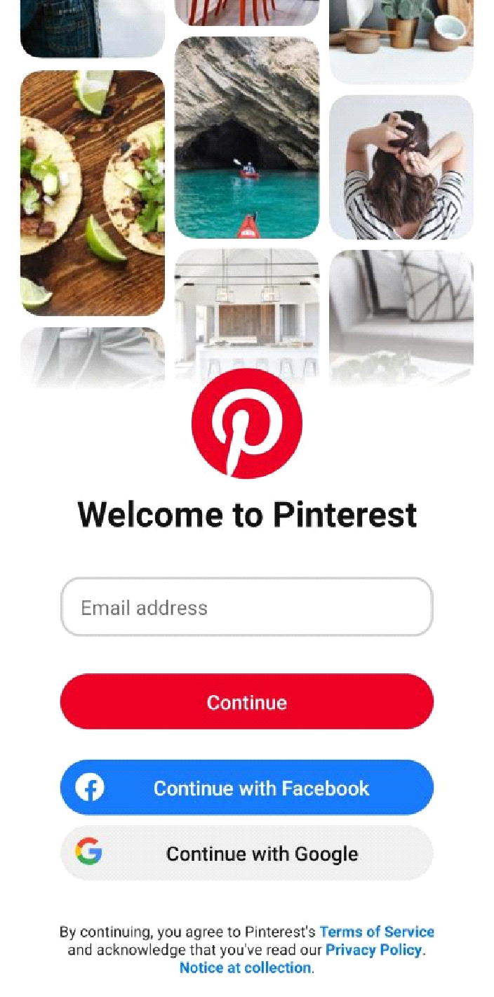 Pinterest profile