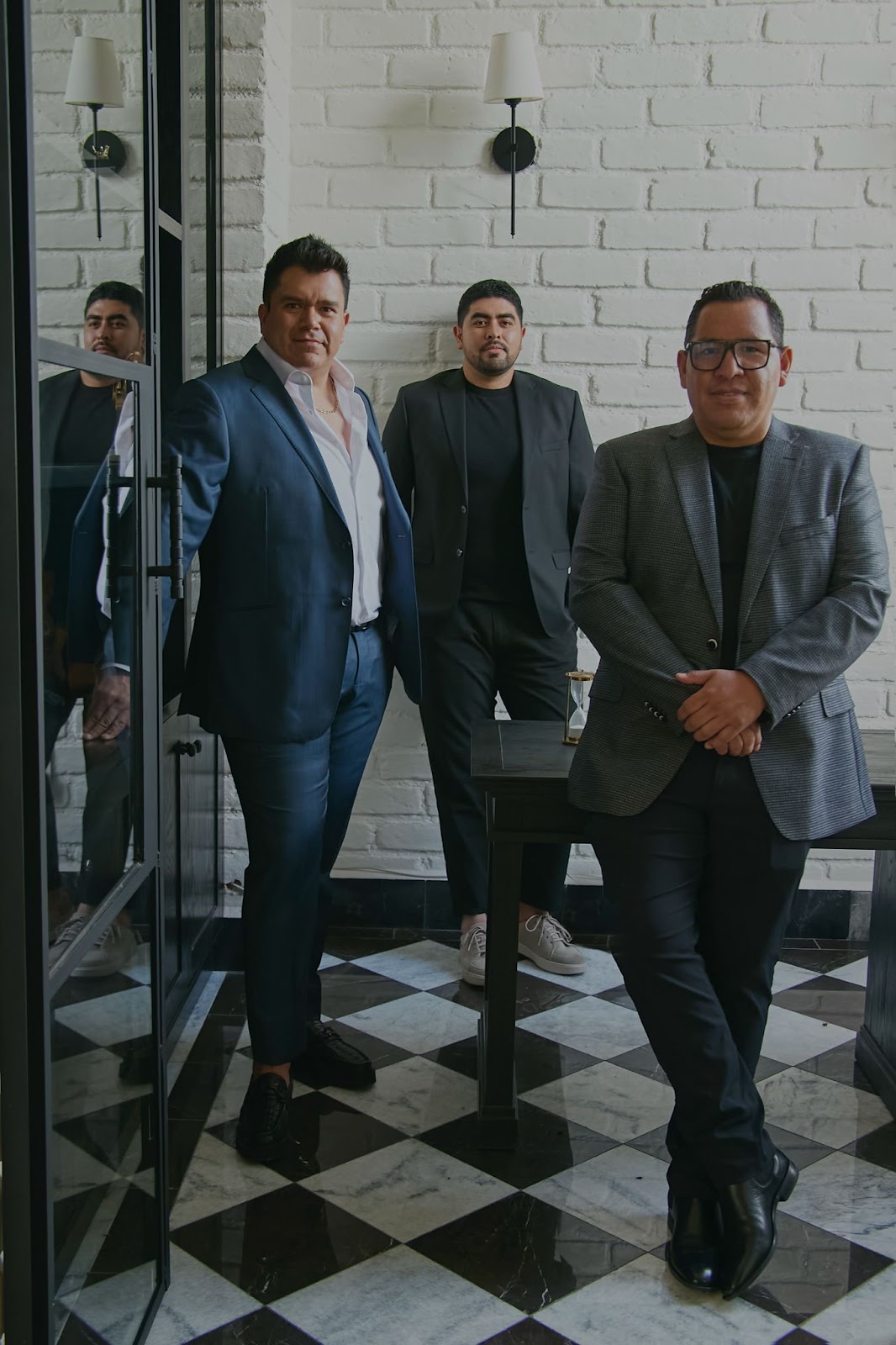 José Luis Estrada, Héctor Ríos and Luis Rocha.