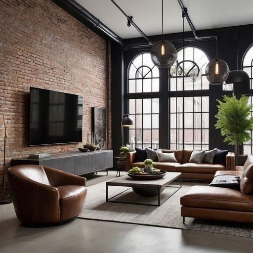 Urban industrial interior design