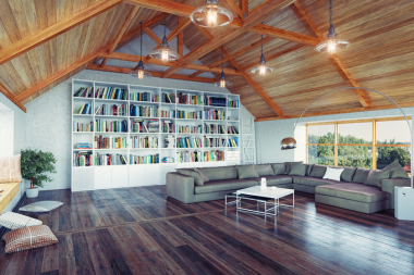 expanding your livable space top attic extension ideas home library with shelving and sofa custom built michigan 