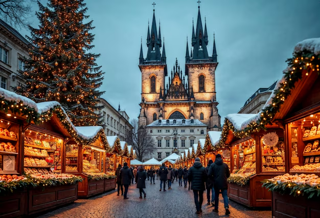 Christmas Getaways for Singles Over 50 - Prague, Czech Republic