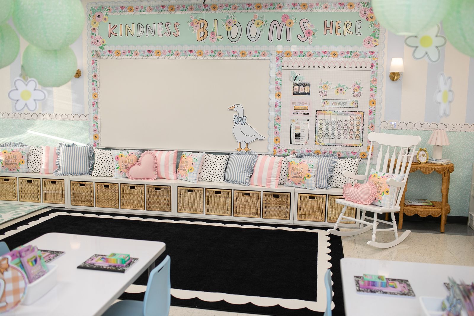 Whole group classroom learning section