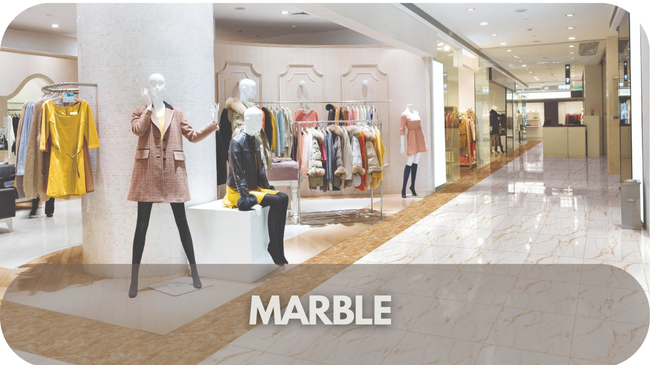 Popular Types of Natural Stone for Retail Interiors: Marble