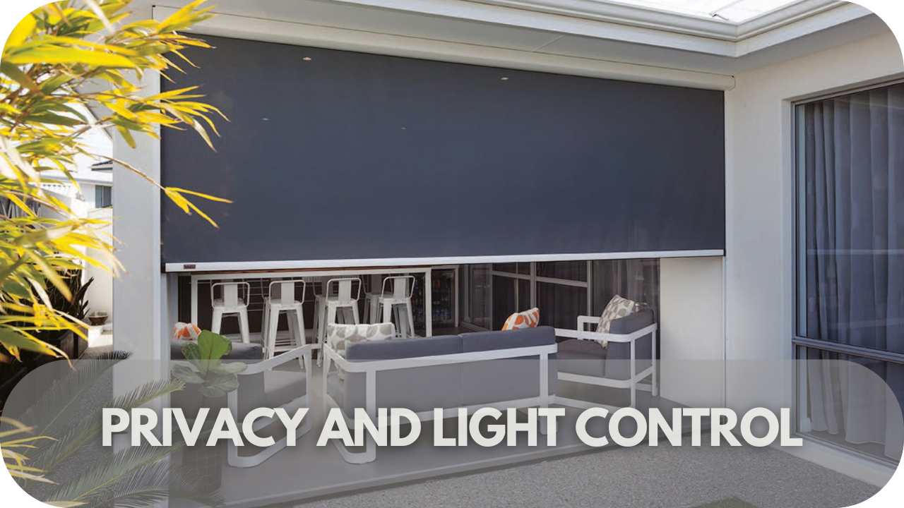 Privacy and light control: roller vs ziptrack blinds