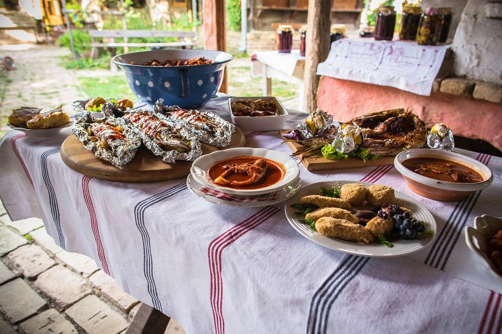 A table with food on it

AI-generated content may be incorrect.