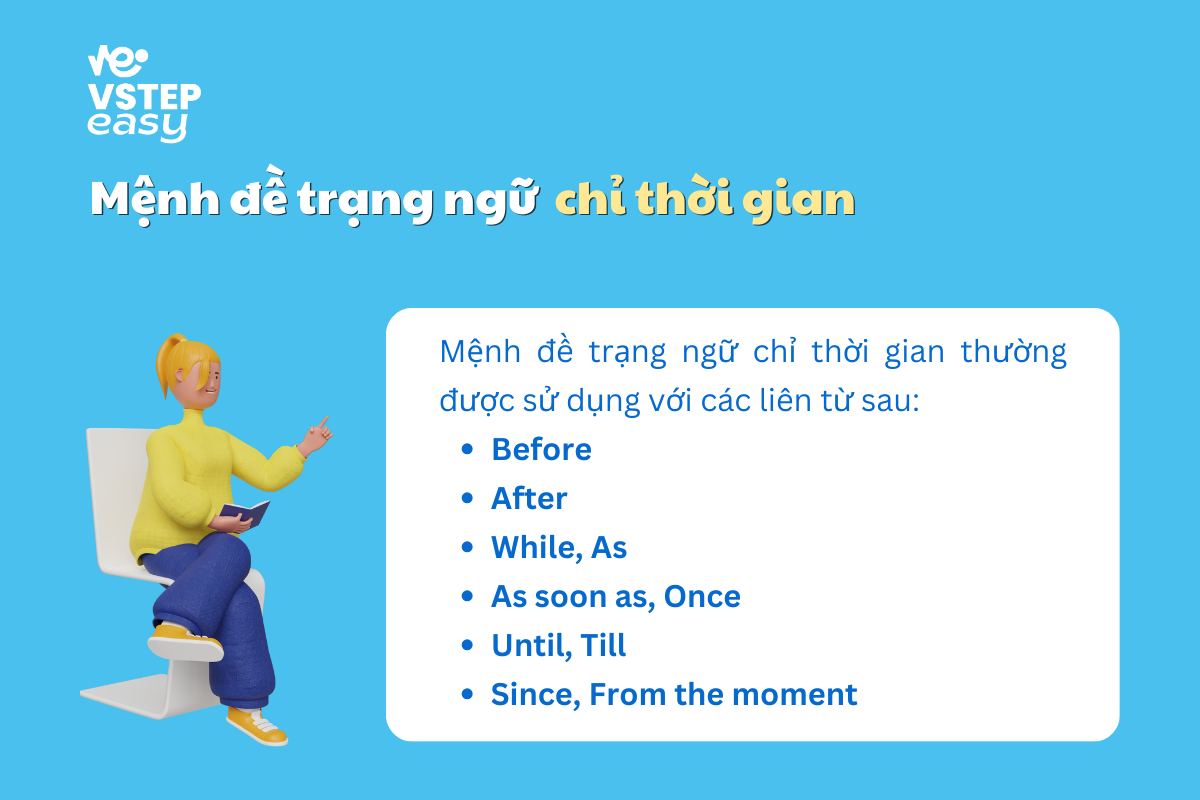 Mệnh đề trạng ngữ chỉ thời gian