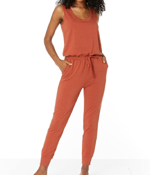 Essentials Women's Studio Terry Fleece Jumpsuit