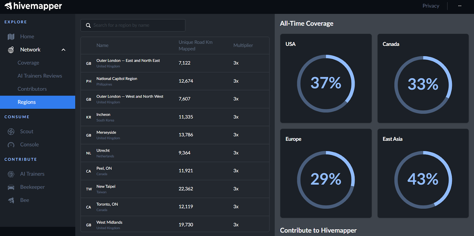 HiveMapper web