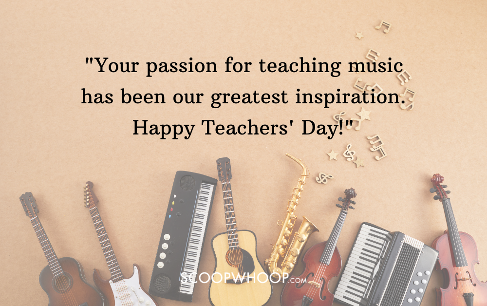 teachers day wishes to music teacher