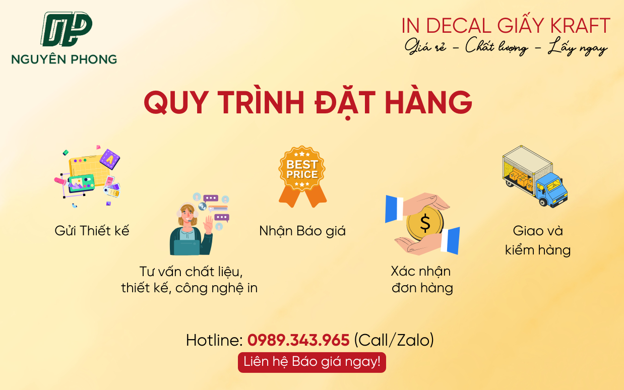 Quy trình đặt hàng nhanh chóng tại Nguyên Phong sẽ mang tới trải nghiệm tốt đẹp cho khách hàng