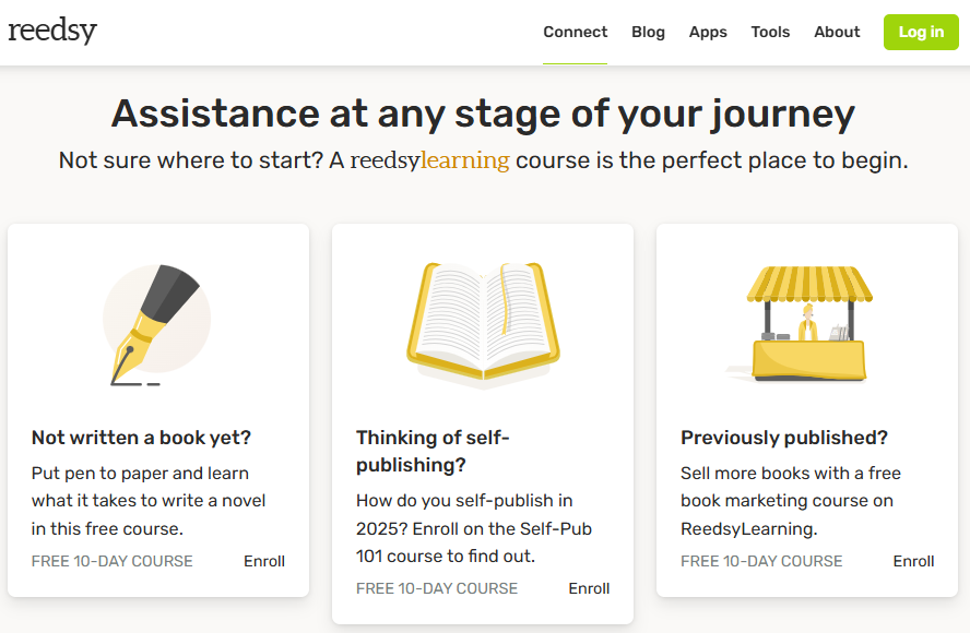 Reedsy: Your Author Website Solution