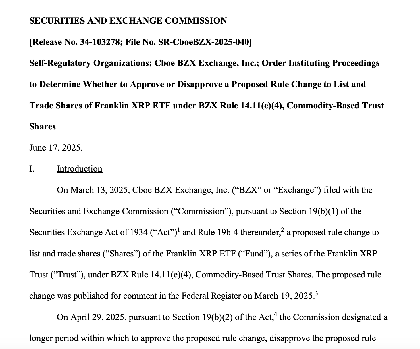 SEC, XRP, Solana, ETF