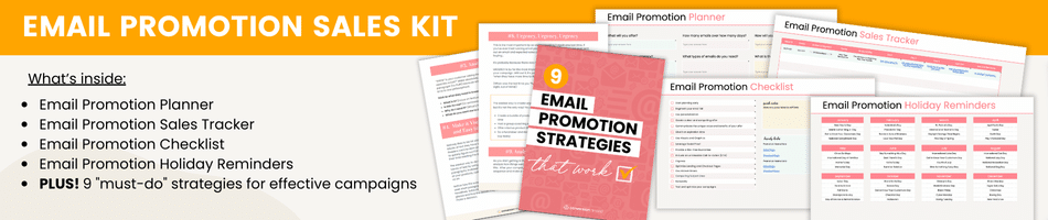 Email Promotion Sales Kit