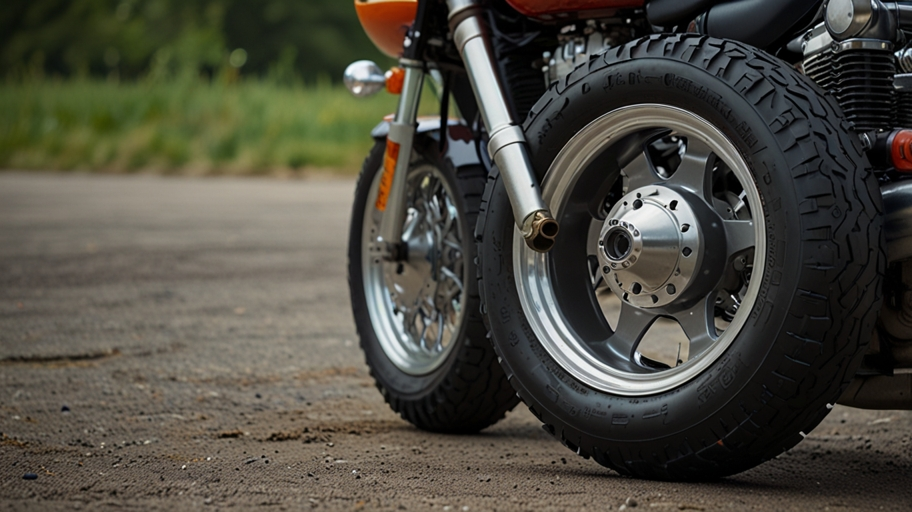  largest tires that will fit on 77' Honda 750 CNK