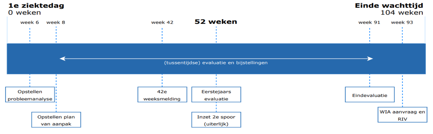 Overzicht verzuimproces