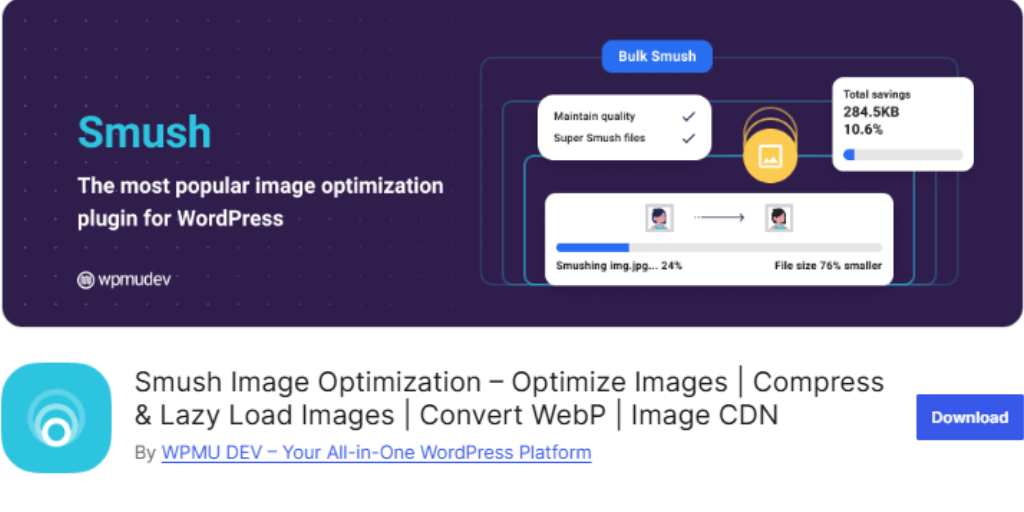 Smush Free Plugin for Every WordPress Beginner