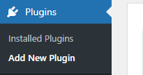 a screenshot of plugins menu